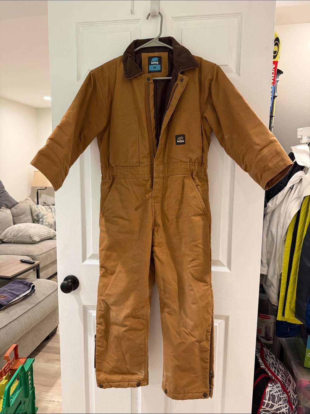 Kids Tan Insulated Coverall Jacket by Cat & Jack